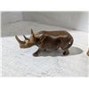 Image 3 : Wood carvings, rhino and hippos