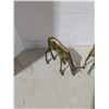 Image 3 : 2 brass deer statuettes