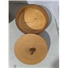 Image 3 : Lathe turned wood vase and candy dish