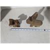 Image 4 : Wood Carvings, rabbit and dog