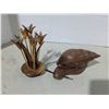 Image 1 : Wood Carvings, Snail and flowers