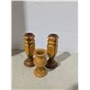 Image 1 : Wood Carvings, candle holders