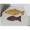 Image 1 : Wood Carvings, fish wall hangers
