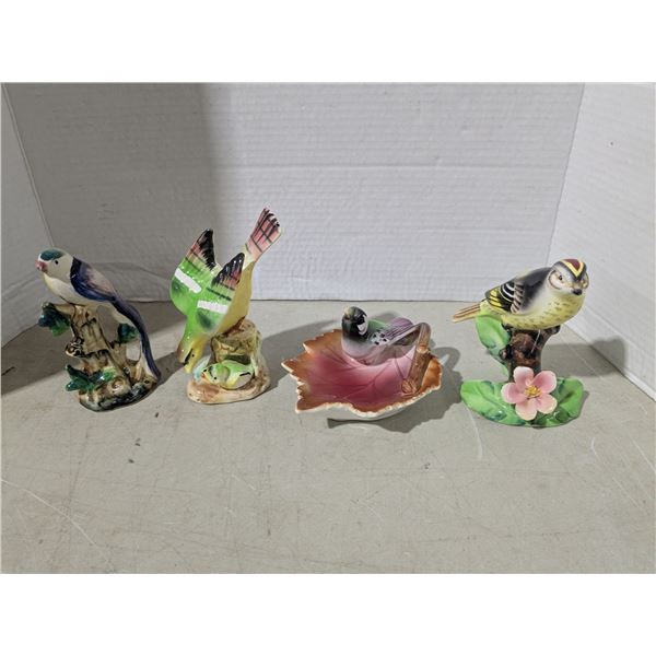 Porcelain/Ceramic ornaments, song birds