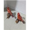 Image 2 : Carved wood Cardinals