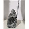 Image 3 : Soapstone carving, eskimo with dogs
