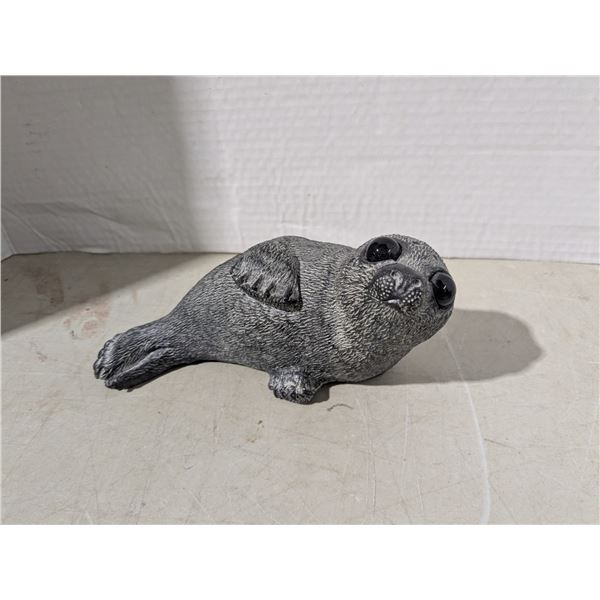 Soapstone carving, seal pup