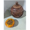 Image 3 : Wood containers with lids