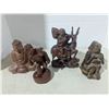 Image 1 : Carved wood décor, people