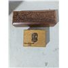 Image 1 : Carved wood décor, boxes