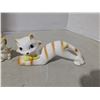 Image 2 : Porcelain/Ceramic cats, small striped