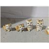 Image 3 : Porcelain/Ceramic cats, small striped