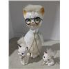 Image 3 : Porcelain/Ceramic cats, family
