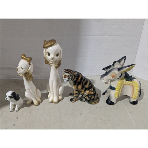 Porcelain/Ceramic animals, mixed