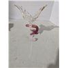 Image 2 : Glass and seashell bird figurines