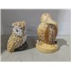 Image 3 : Glass and seashell bird figurines