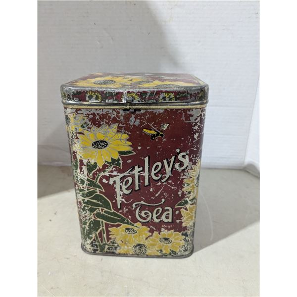 Vintage Tetley Tea tin
