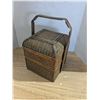 Image 1 : 2 level wicker picnic basket