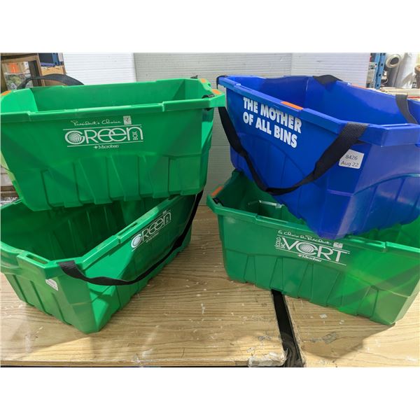 4 Presidents choice grocery basket totes