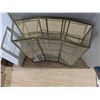 Image 3 : Glass display cabinet, two shelves, 17x6x18.5"