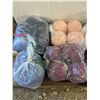 Image 3 : Mixed colored yarn lot