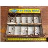 Image 1 : Vintage Goodyear By-Pass Hose metal parts display and storage cabinet featuring ten compartments wit