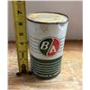 Image 1 : Vintage BA motor oil can from the British American Oil Company (B/A).