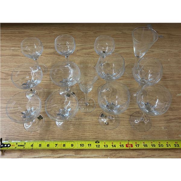 1952 German crystal glass - handblown