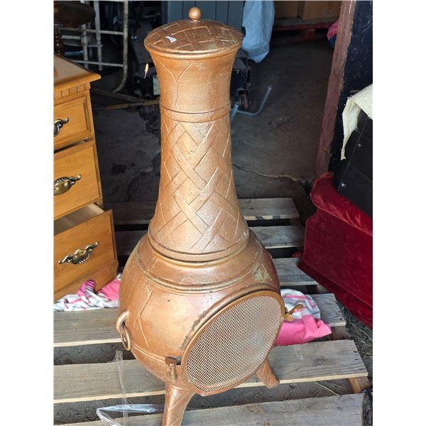 Cast iron stove- 42"H