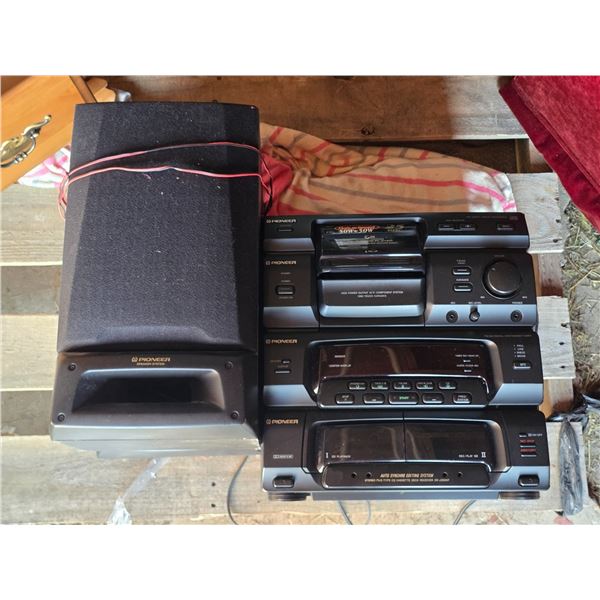 Pioneer with 2 speakers- untested