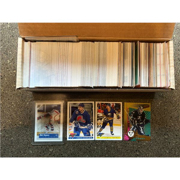 Box of Assorted Hockey Cards