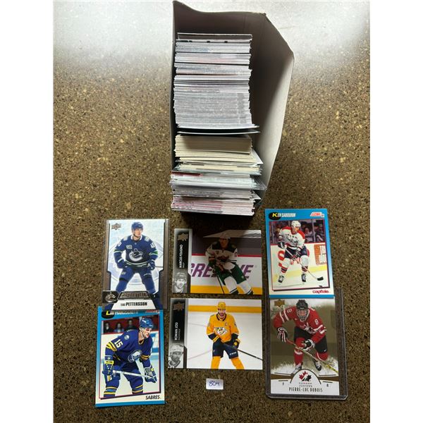Box of Assorted Hockey Cards