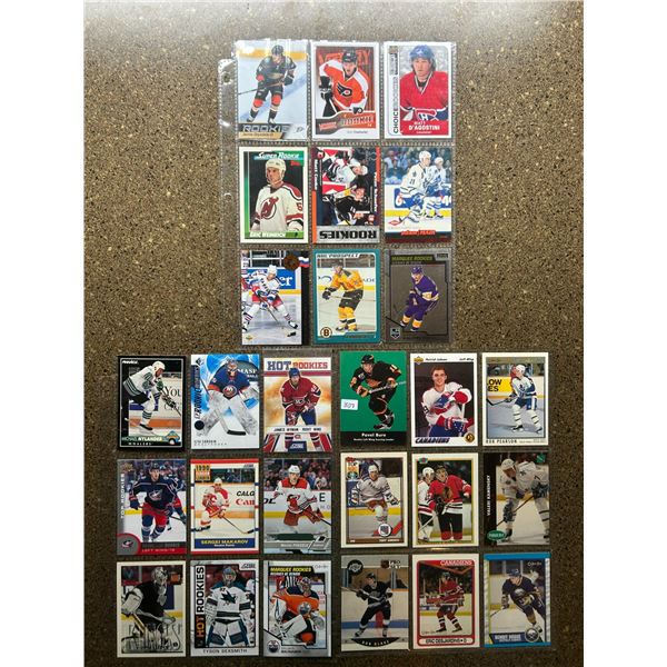 Assorted Rookie Cards - 3 Sheets (18 Cards)