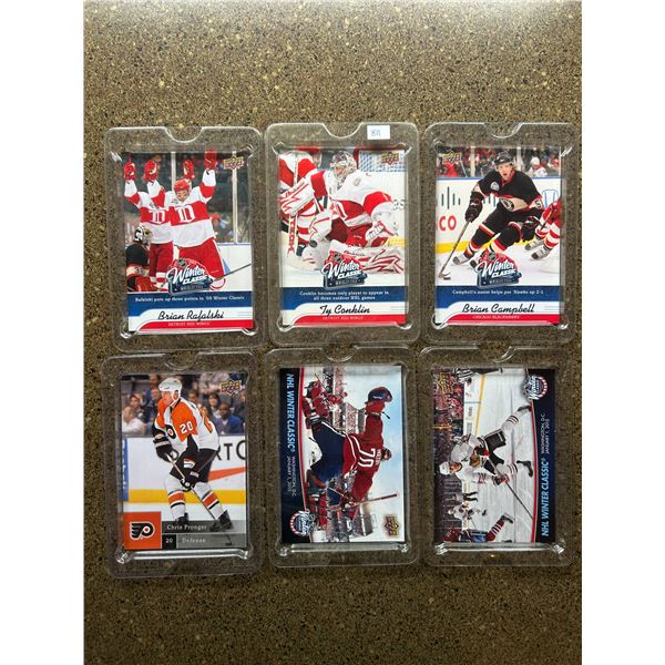 Oversized Hockey Cards (6)