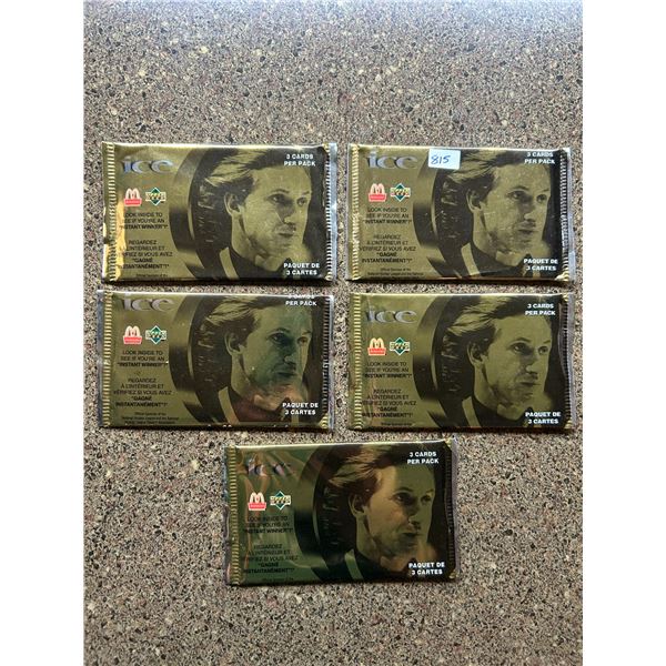 McDonalds Ice Unopened Hockey Card Packs (5)