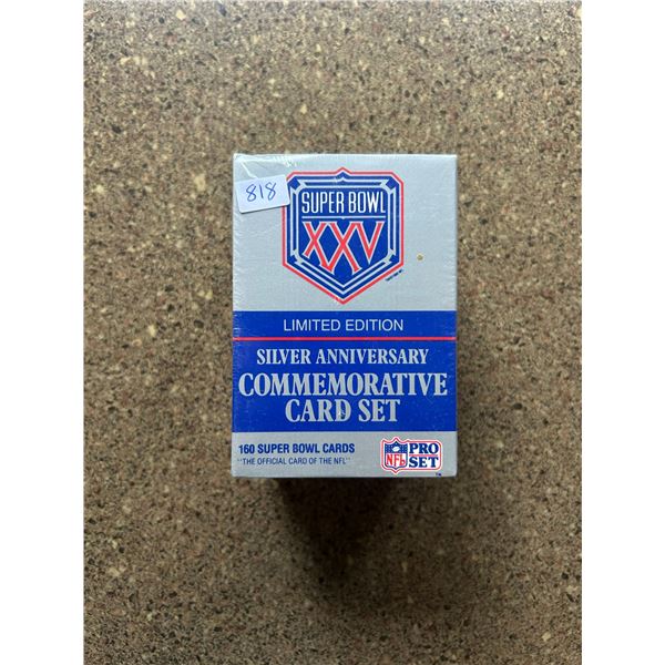 Superbowl XXV Commemorative Card Set (Factory Sealed)
