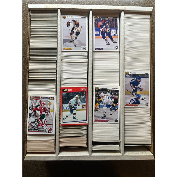 Large Box of Assorted Hockey Cards