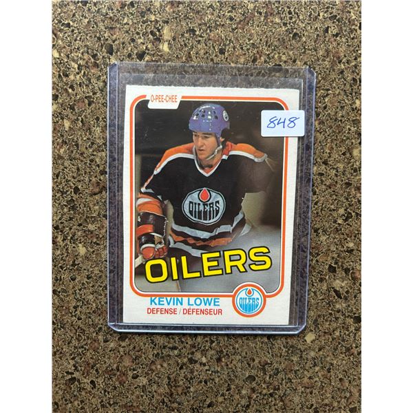 Kevin Lowe - Rookie Card