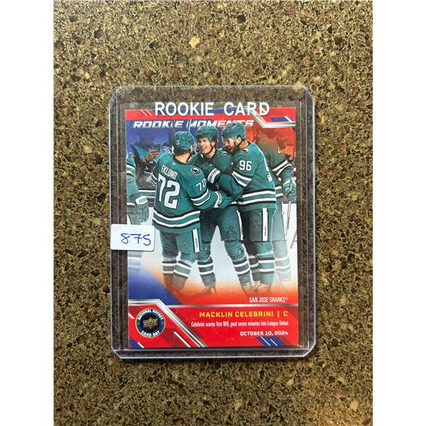 Macklin Celebrini - Rookie Card