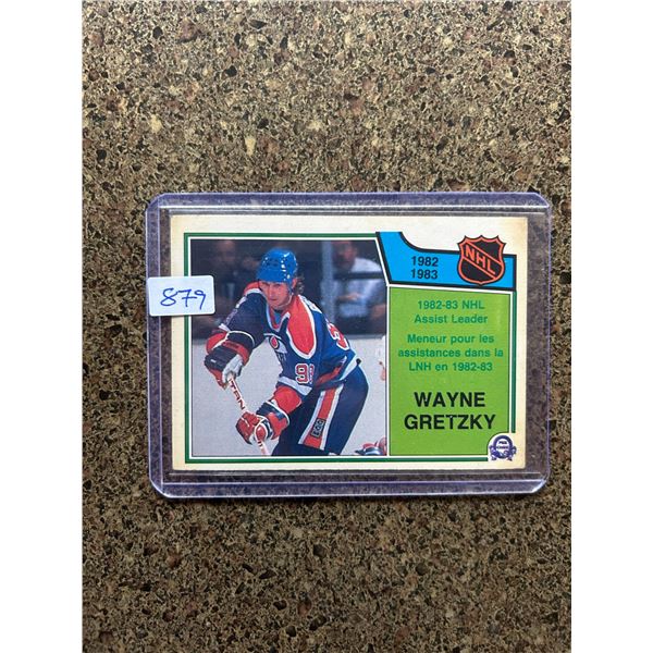 Wayne Gretzky - 1982-83 Assist Leader - Hockey Card