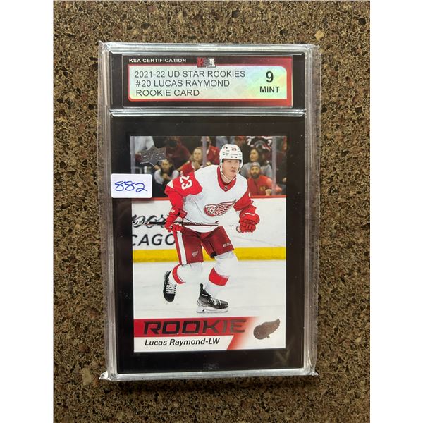 Lucas Raymond - Rookie Card - Graded Mint