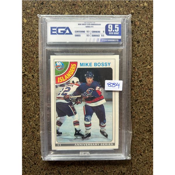 Mike Bossy - Anniversary Series - Rookie Card - Graded Gem Mint