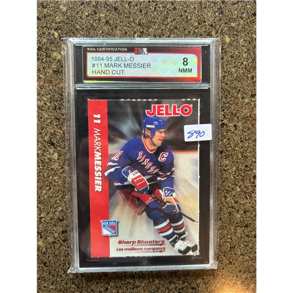Mark Messier - Jello - Hand Cut - Graded Near Mint / Mint