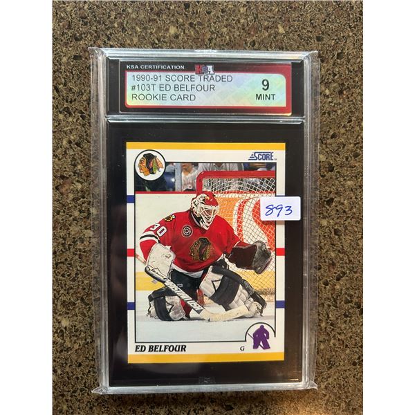 Ed Belfour - Rookie Card - Graded Mint