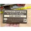 Image 7 : Vintage Putnam Fadeless Dyes store counter display cabinet is a collectible metal advertising fixtur