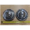 Image 1 : Vintage Chevrolet Motor Division "high-hat" derby-style rally wheel center caps.