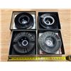 Image 1 : (4) Vintage Kodak black circular slide trays.