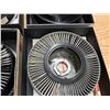 Image 3 : (4) Vintage Kodak black circular slide trays.