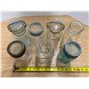 Image 2 : Vintage and antique glass canning and fruit jars.
