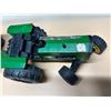 Image 3 : Vintage Tonka tractor and trailer set, paired here with a yellow and black Tonka crawler/loader toy 